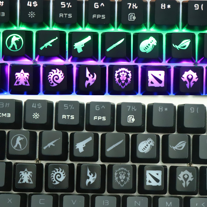 Gaming Accessories Aesthetic - CS GO Oyun Klavye Tuşları Özel